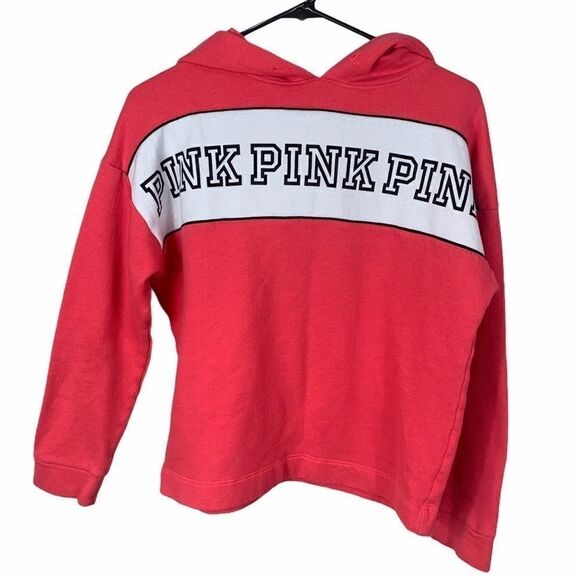 PINK Victoria secret sweatshirt hoodie XS B1 - Picture 1 of 11